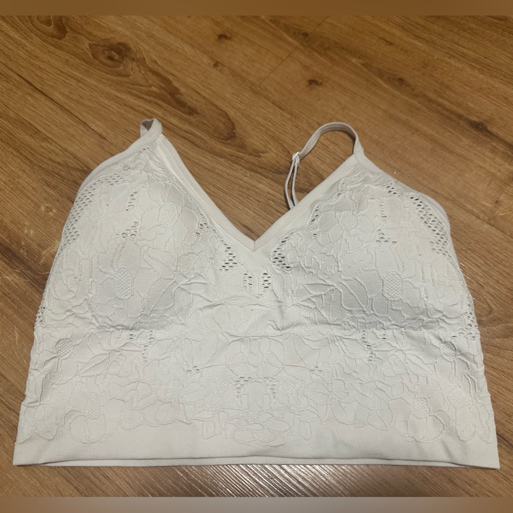 No Boundaries White Lace Bralette
